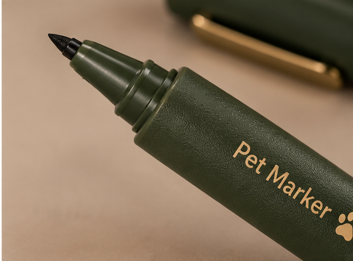 Pet Marker tip and barrel detail.
